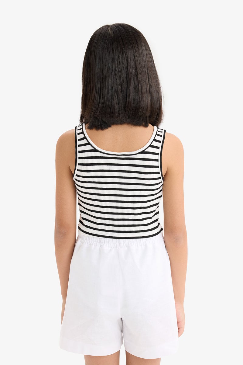 DeFacto Black Girl Girl Crop Camisole Tank Top Casual - Image 5